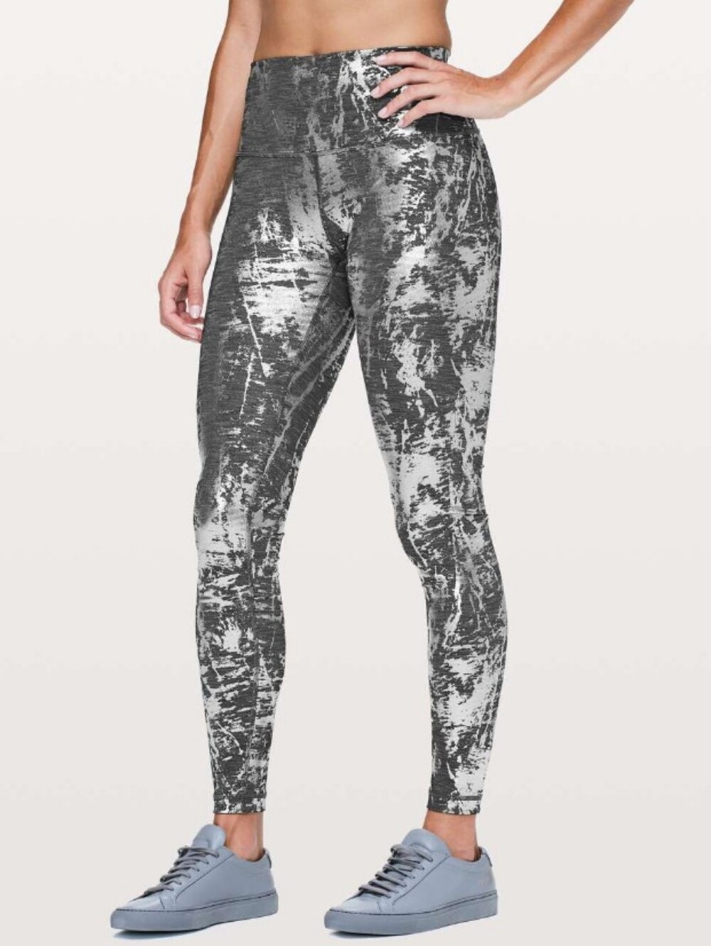 NWOT Lulu Brindle Foil Highrise Full Length Leggings  Size 6